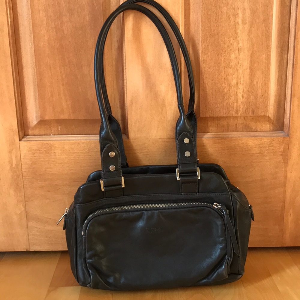 ☀️BREE Leather Satchel ~ Dark Brown